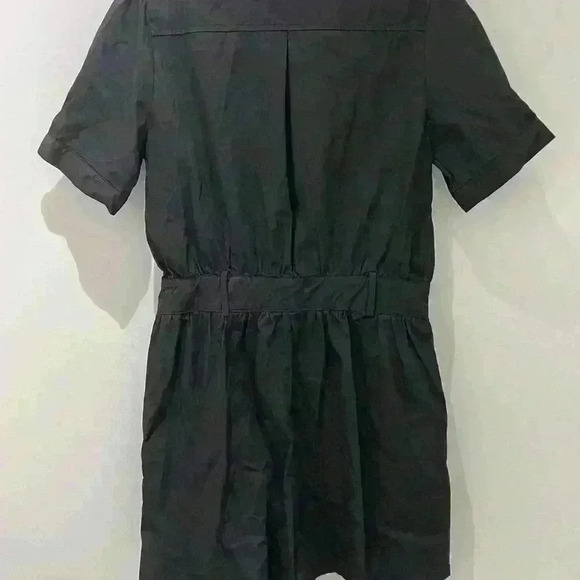 Boohoo utility romper in black  puff sleeve petite size 8 - Picture 3 of 8